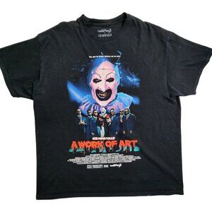 Ice Nine Kills Terrifier 2 A Work Of Art Horror T-Shirt XL Black 100% Cotton Gra